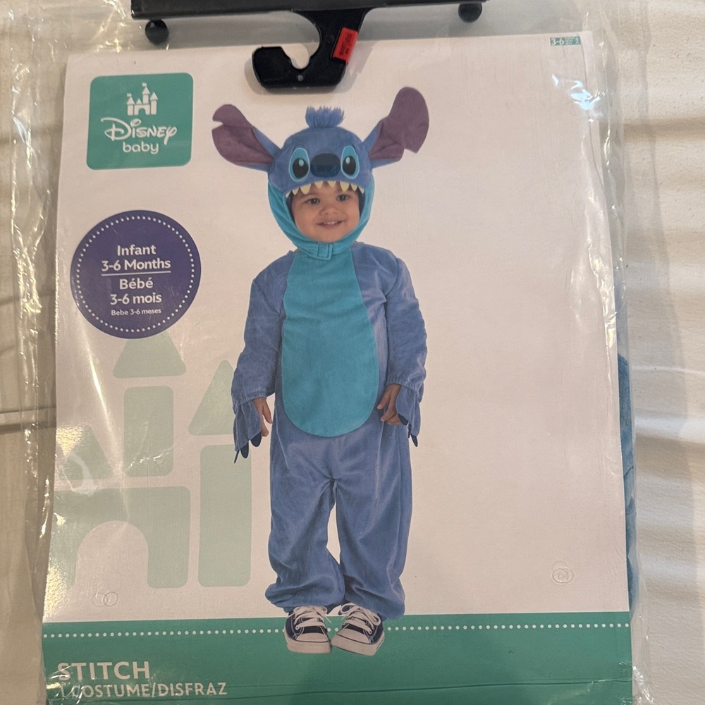 Disney Baby Stitch Costume - Blue and Purple